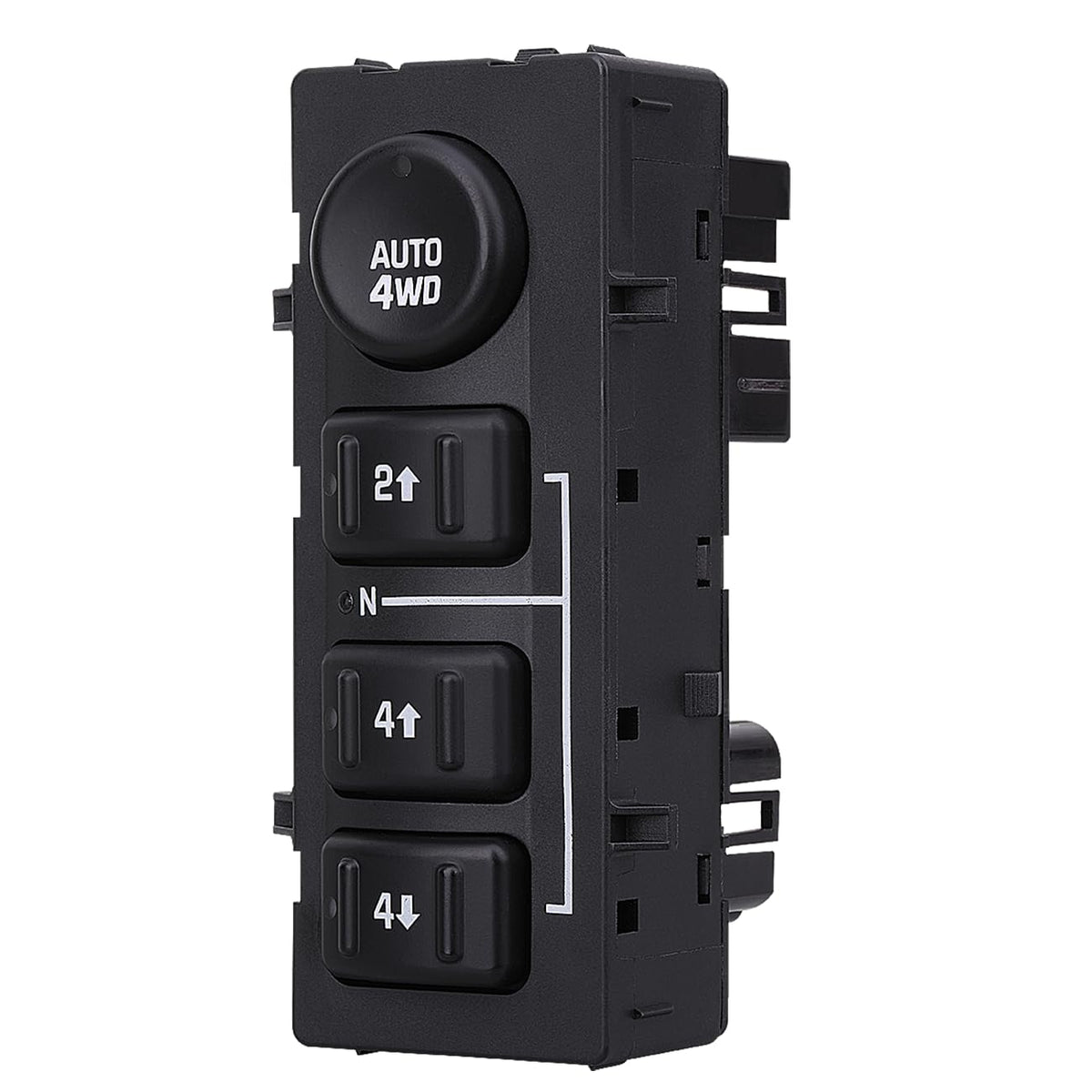 Obaee 4WD transfer switch on dash panel for Chevy Silverado improves 4x4 control.