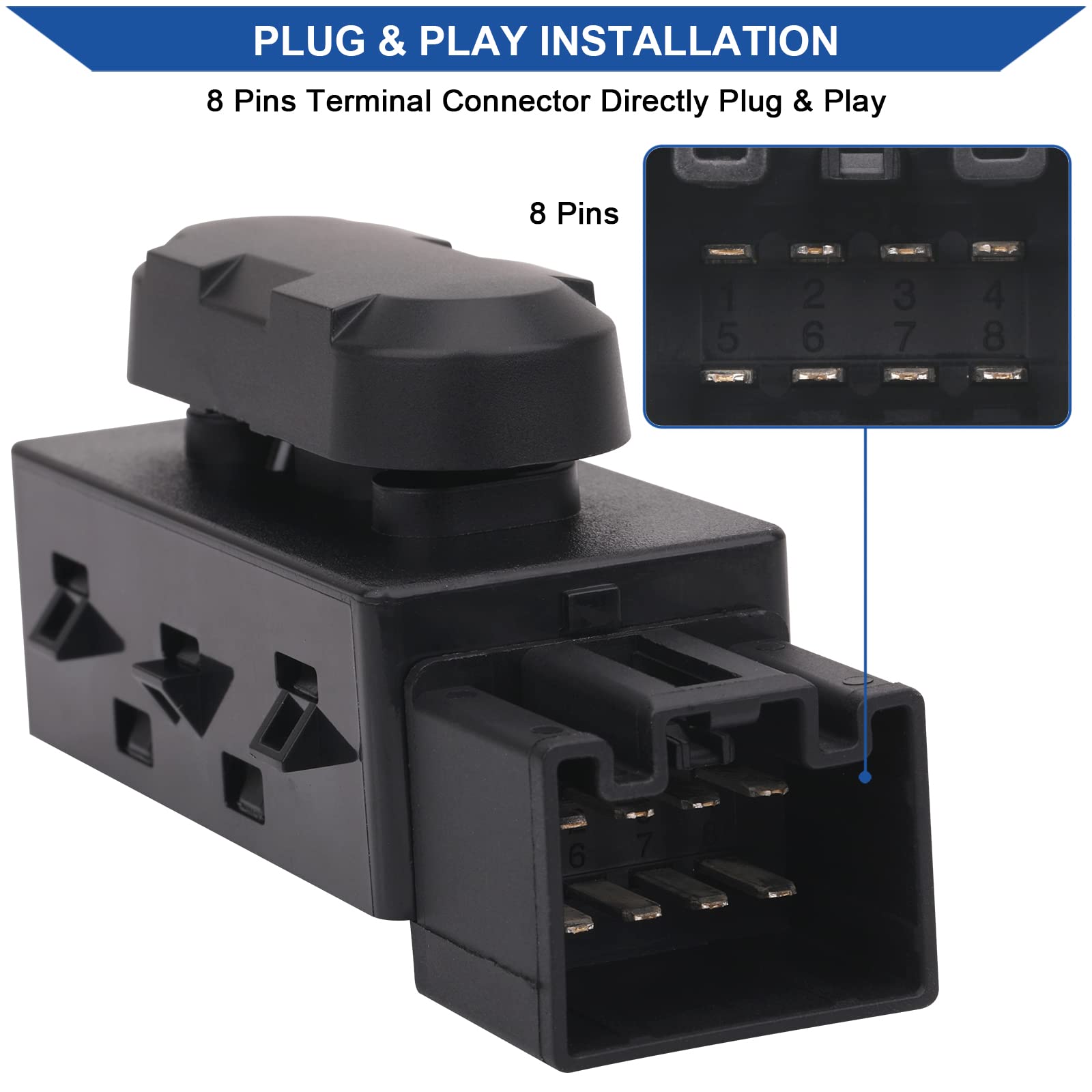 Obaee 6-way switch buttons for Ford interior seating control.