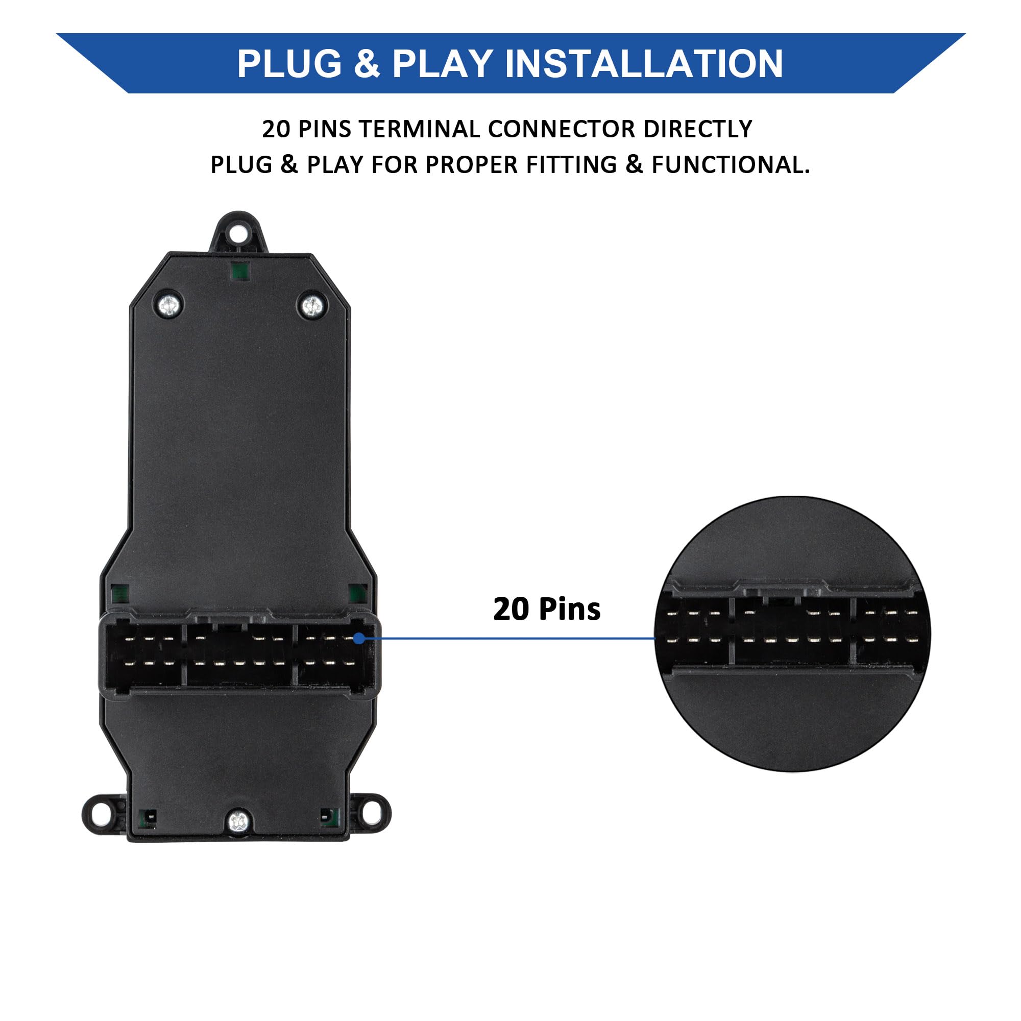 Obaee compatibility check image highlighting 20-pin and 1 Auto fit