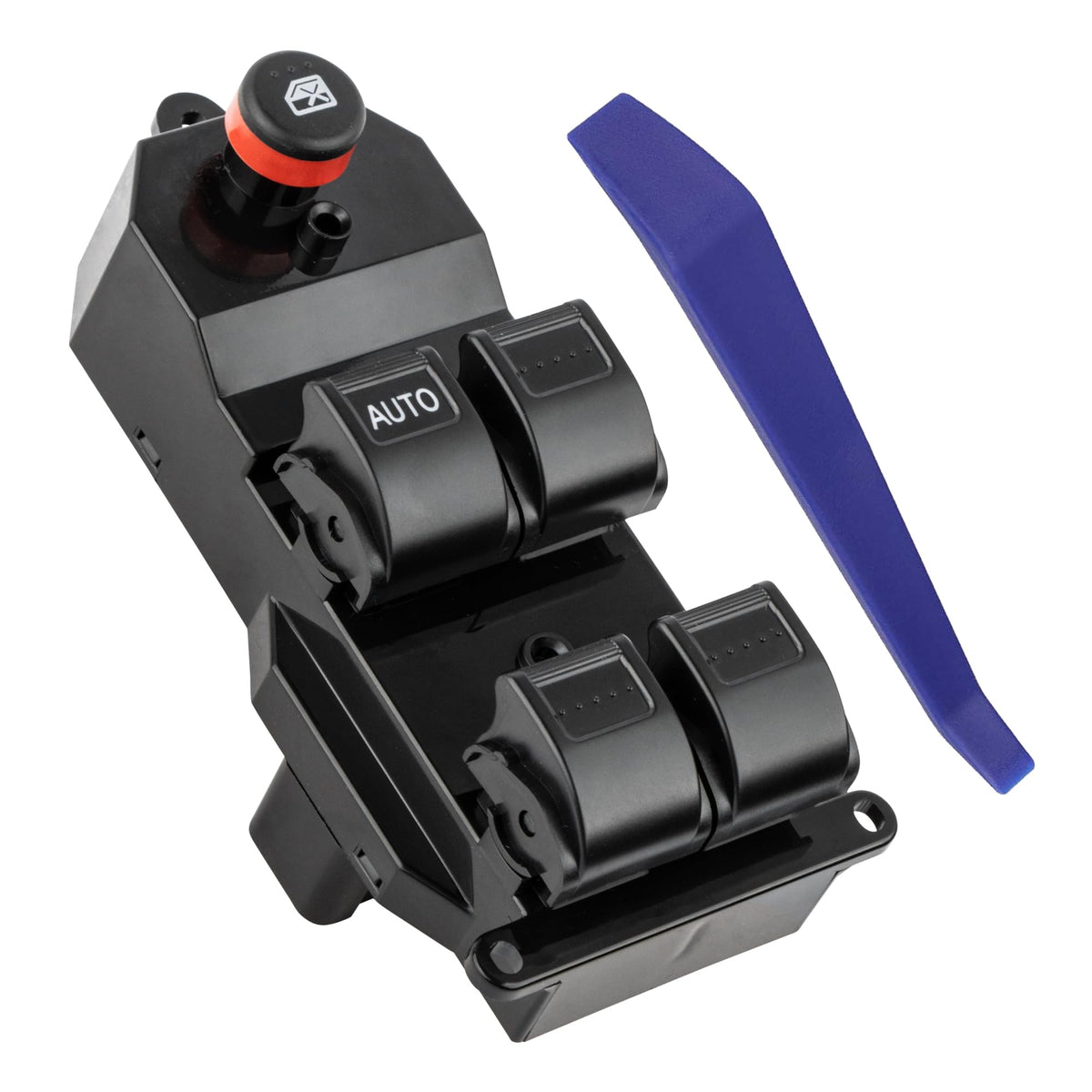 Obaee driver side master window switch front view for Honda CR-V 2002-2006, ready for replacement
