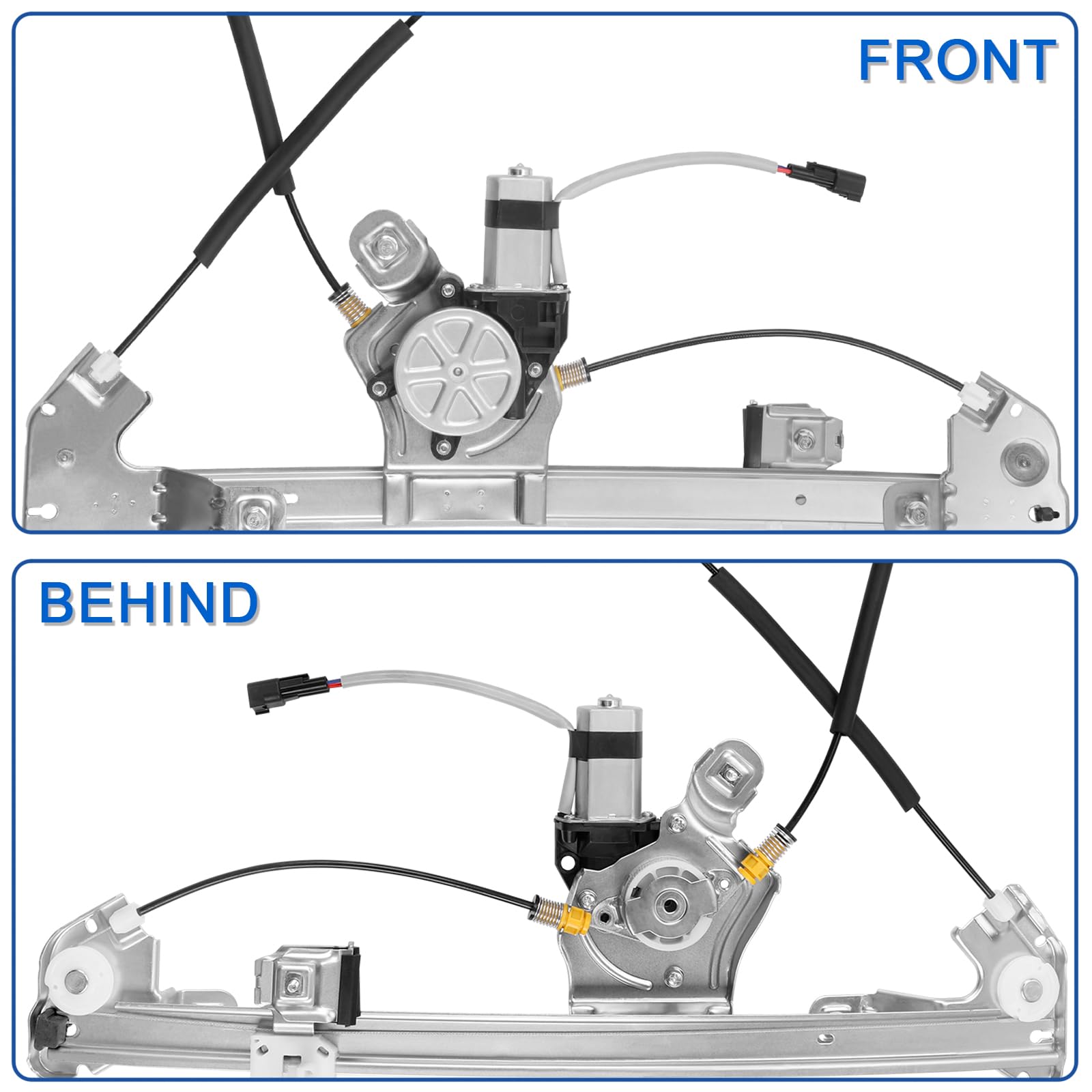 Obaee durable motor-regulator for extended cab Ford trucks.