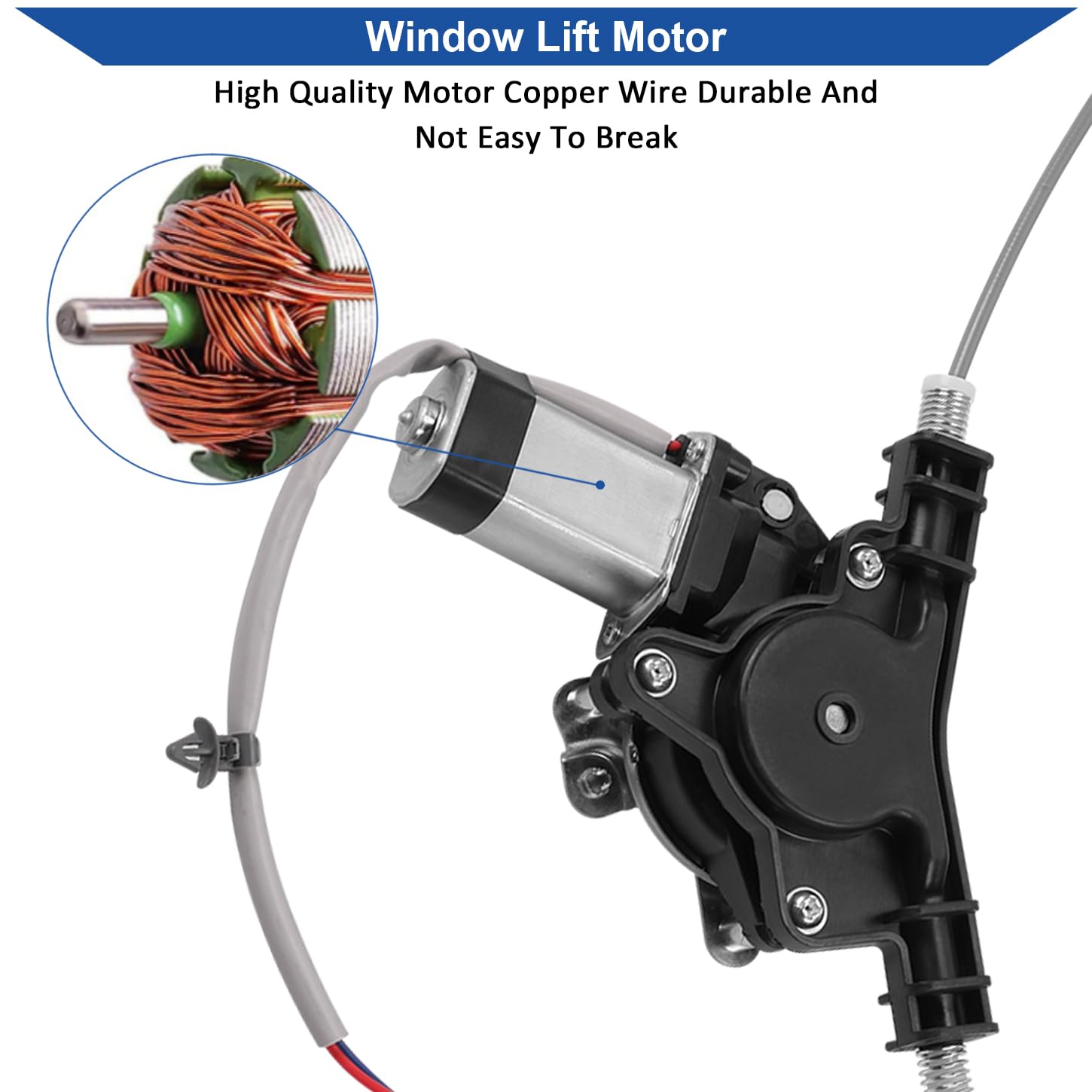 Obaee easy-install window regulator motor for quick DIY replacement