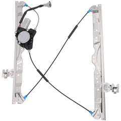 Obaee front-left power window regulator with motor for Infiniti QX56 and Armada, smooth operation.
