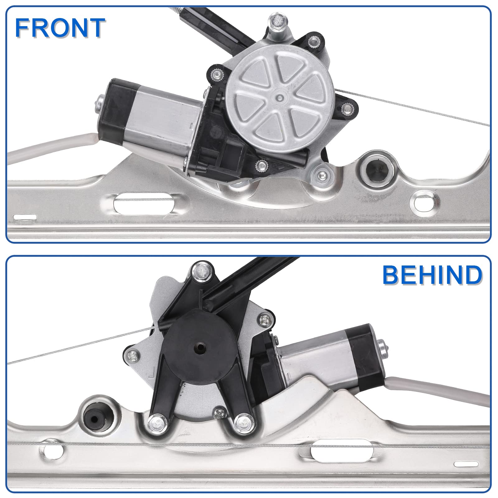 Obaee front-left side installed in vehicle—secure mount for quiet operation.