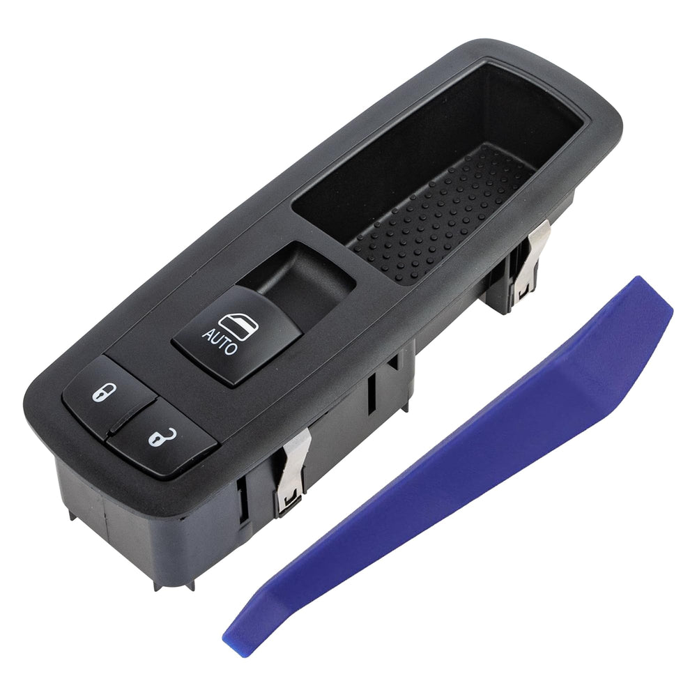 Obaee front passenger window switch assembly ready for quick, compatible replacement.