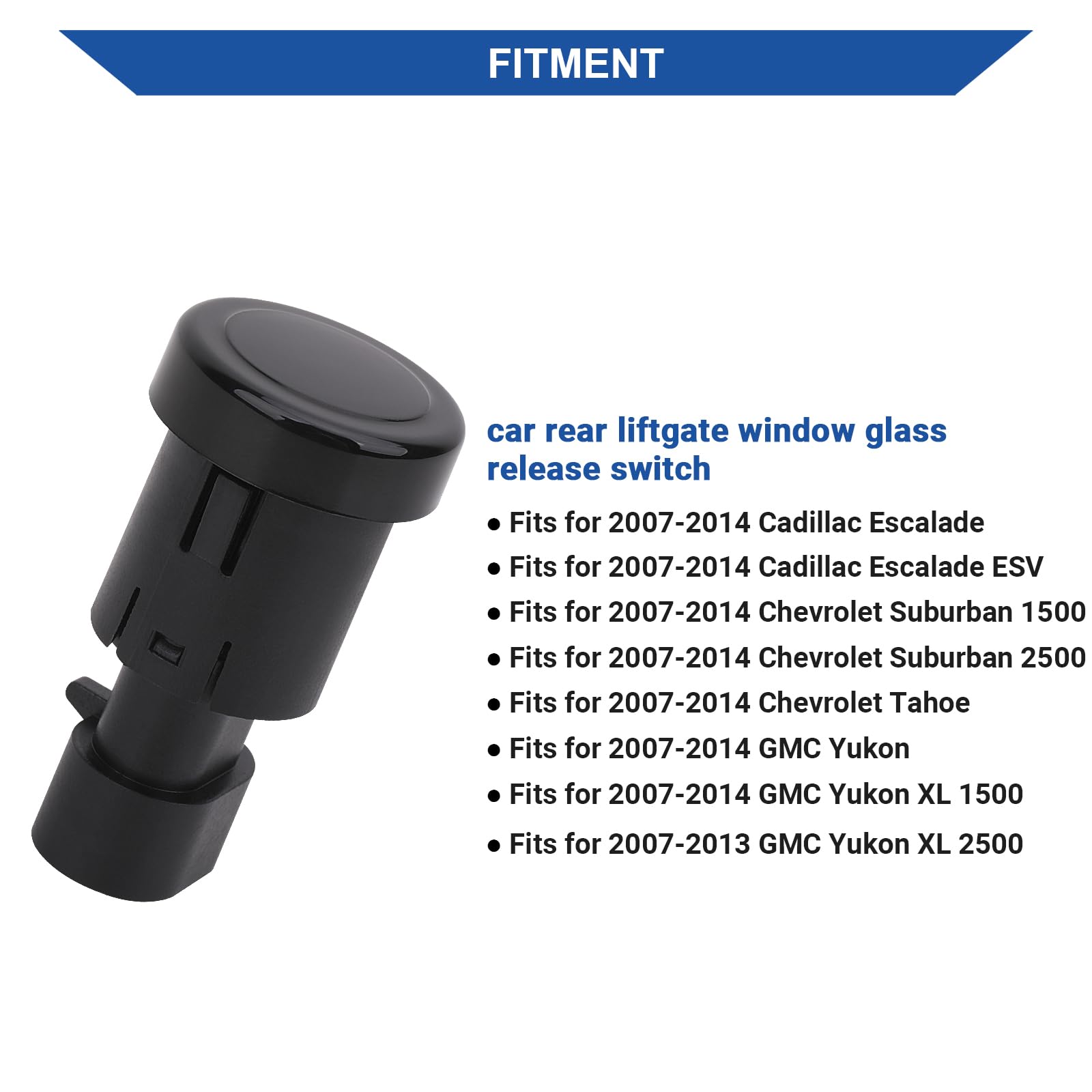 Obaee glass release button enables quick back window control.