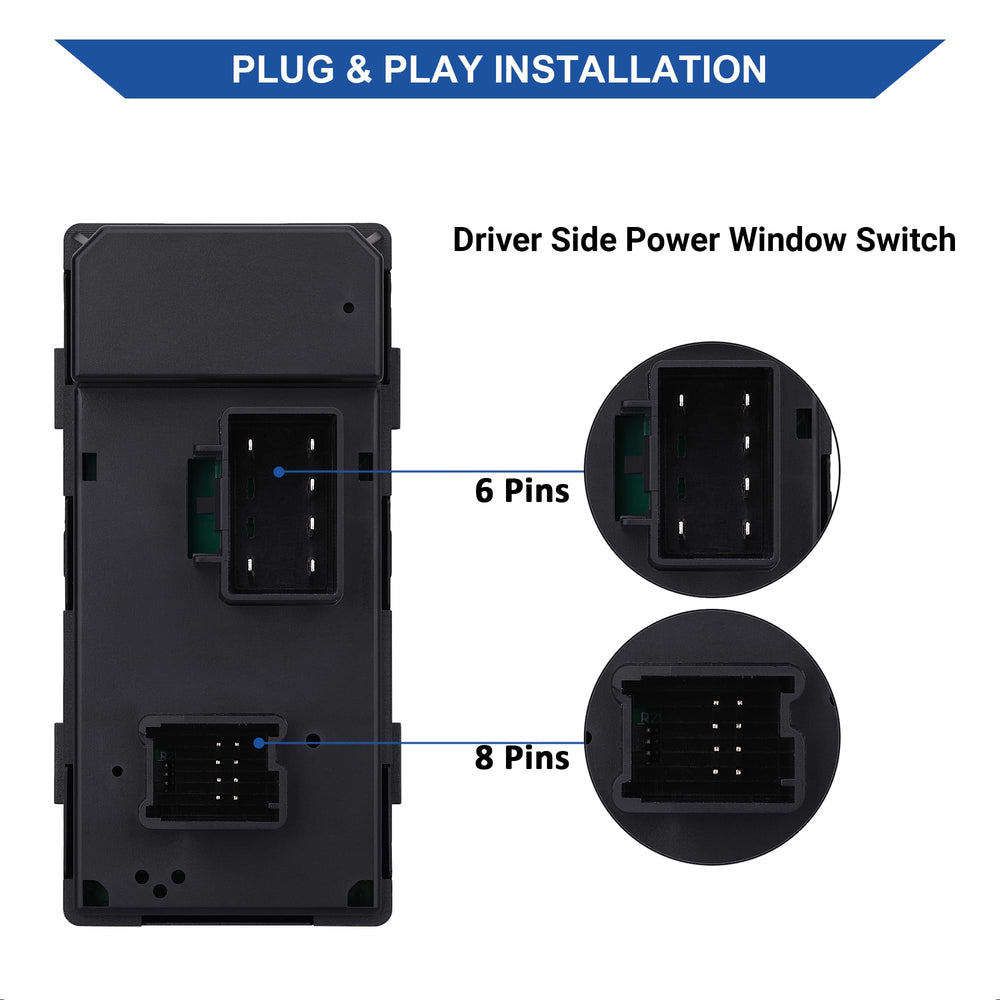 Obaee GMC Sierra mirror switch, precise adjustment for safer driving