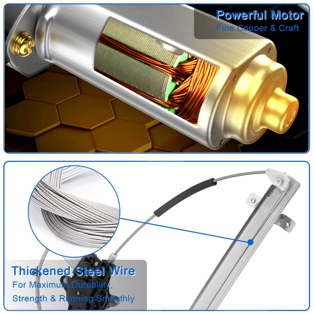 Obaee lifetime warranty window regulator for long-lasting performance