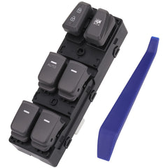 Obaee master window switch for front-left driver, gray, reliable power window control