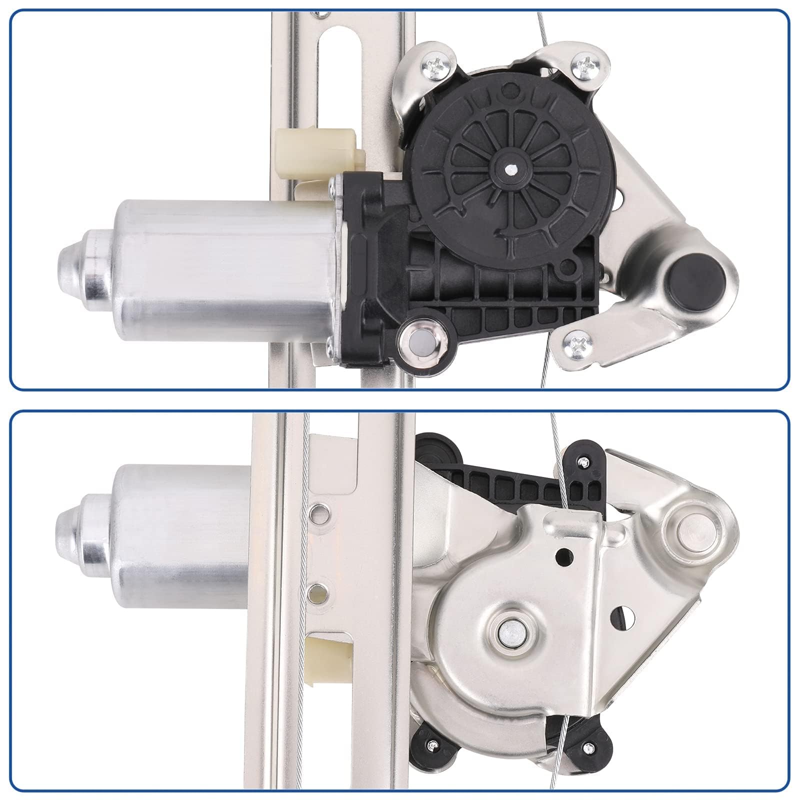 Obaee packaged regulator motor ready for BMW E46 replacement