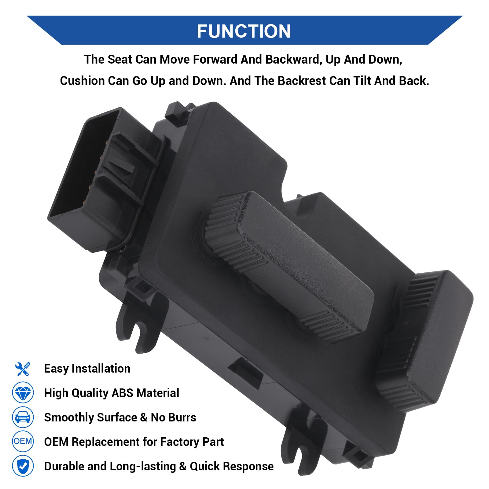 Obaee seat commander parts included for straightforward installation