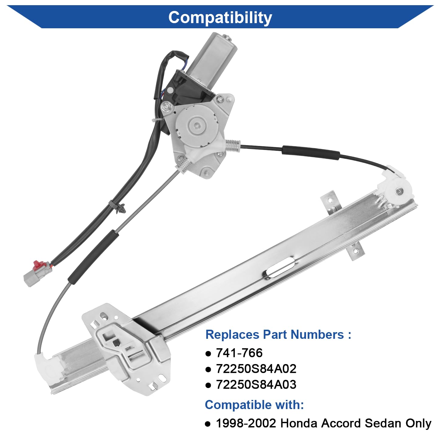 Obaee regulator motor assembly close-up, durable connector and gear for reliable operation.