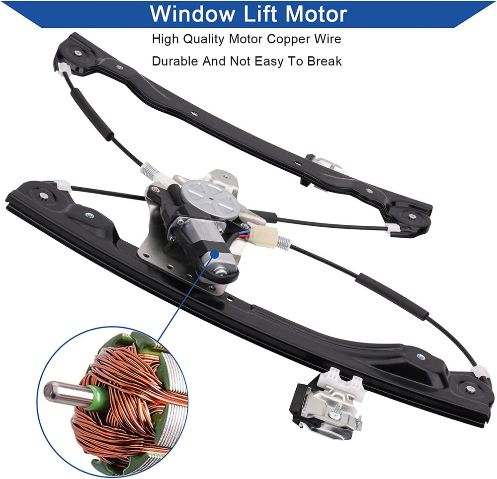 Front passenger side regulator with motor for Cruze models