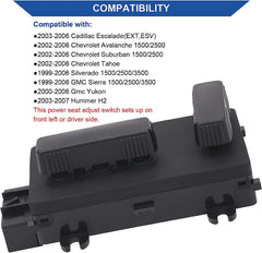 Obaee front-left recliner switch replacement for 12450166