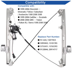 Obaee regulator motor closeup—integrated design for smooth power window action.