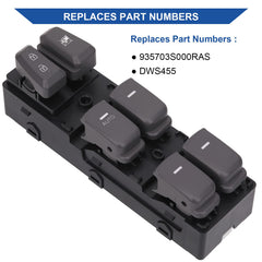 Obaee window switch out of package, gray, ready for installation