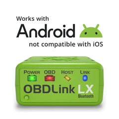 OBDLink LX MotoScan compatibility on motorcycle for streamlined diagnostics.