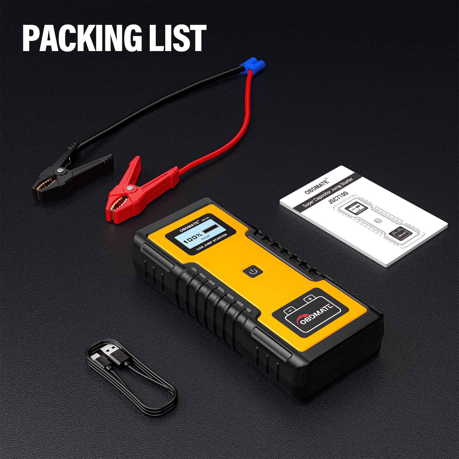 OBDMATE JSC7100 safe non-battery design reduces fire risk.
