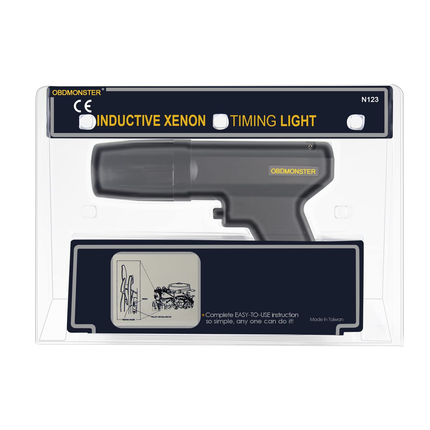OBDMONSTER timing light grip designed for extended use and precision