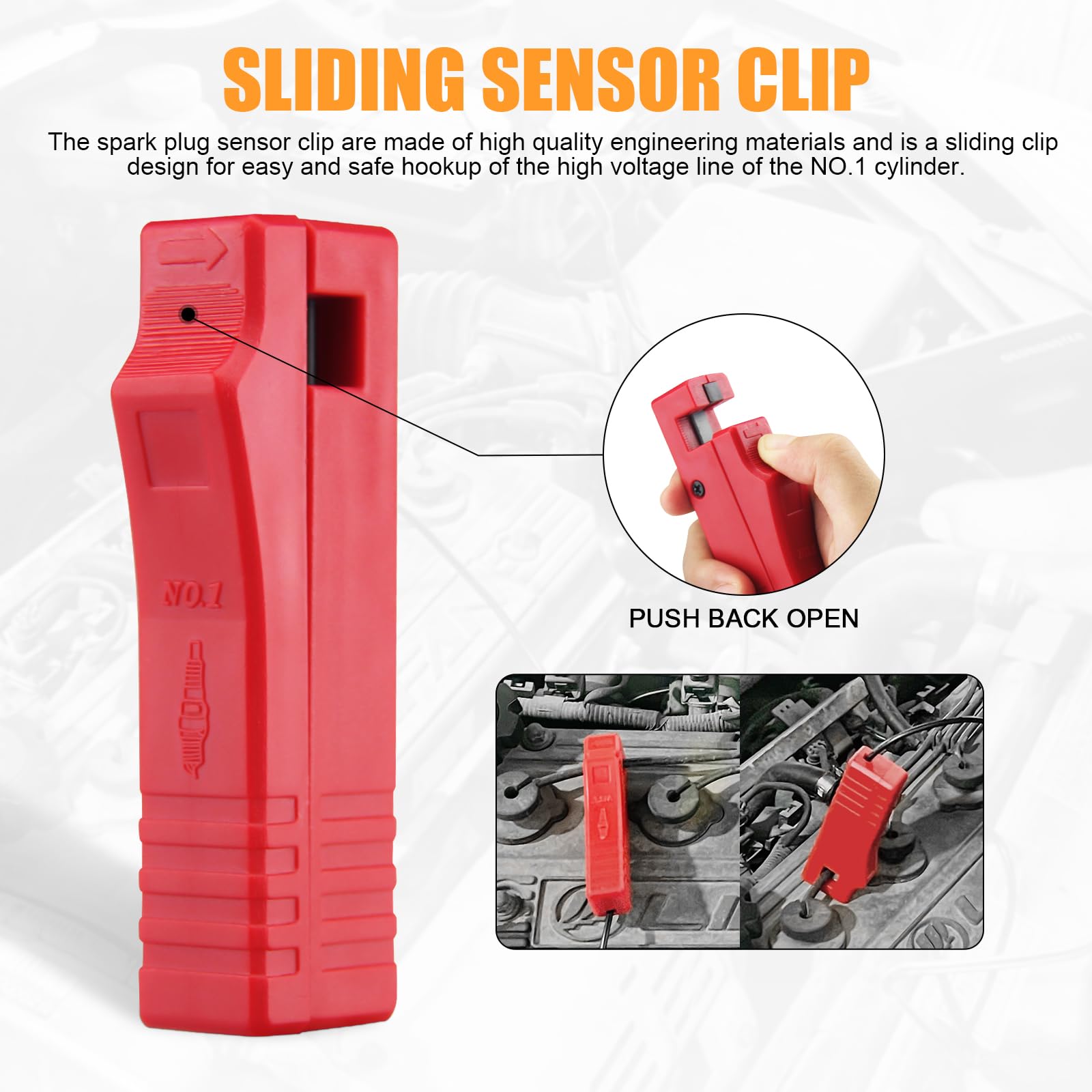 OBDMONSTER Pro ignition light brightness boost aids daylight visibility.