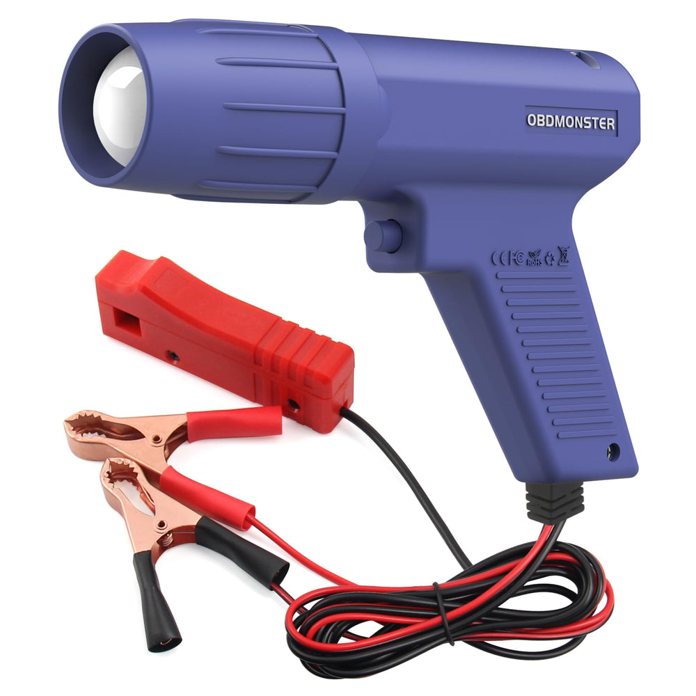 OBDMONSTER Pro ignition light front view for quick timing checks in daylight.
