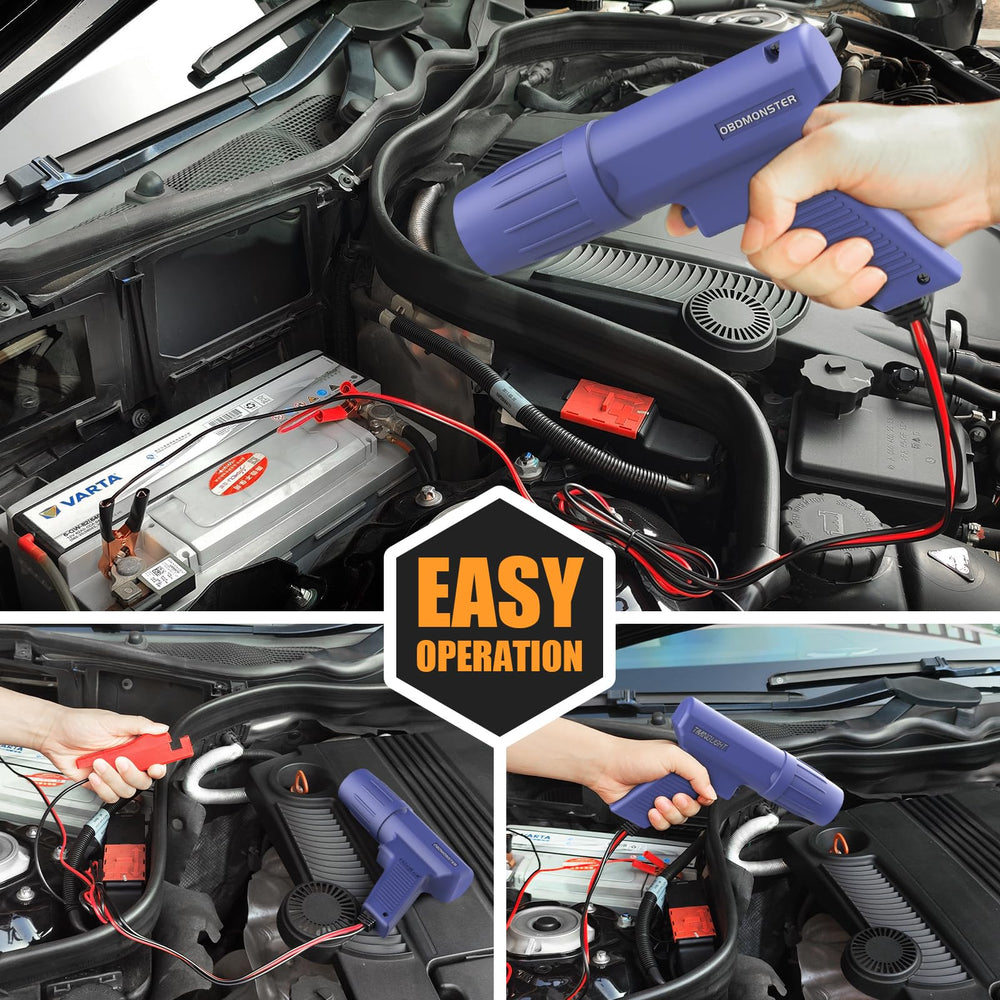 OBDMONSTER Pro ignition light inductive clip improves safety during use.
