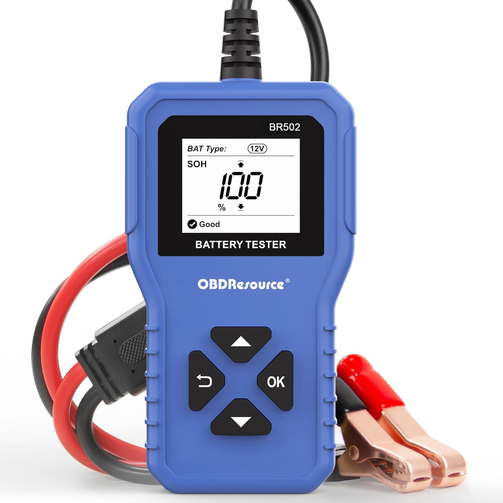 OBDResource BR502 displays fast results on the 1.8-inch screen for quick checks.