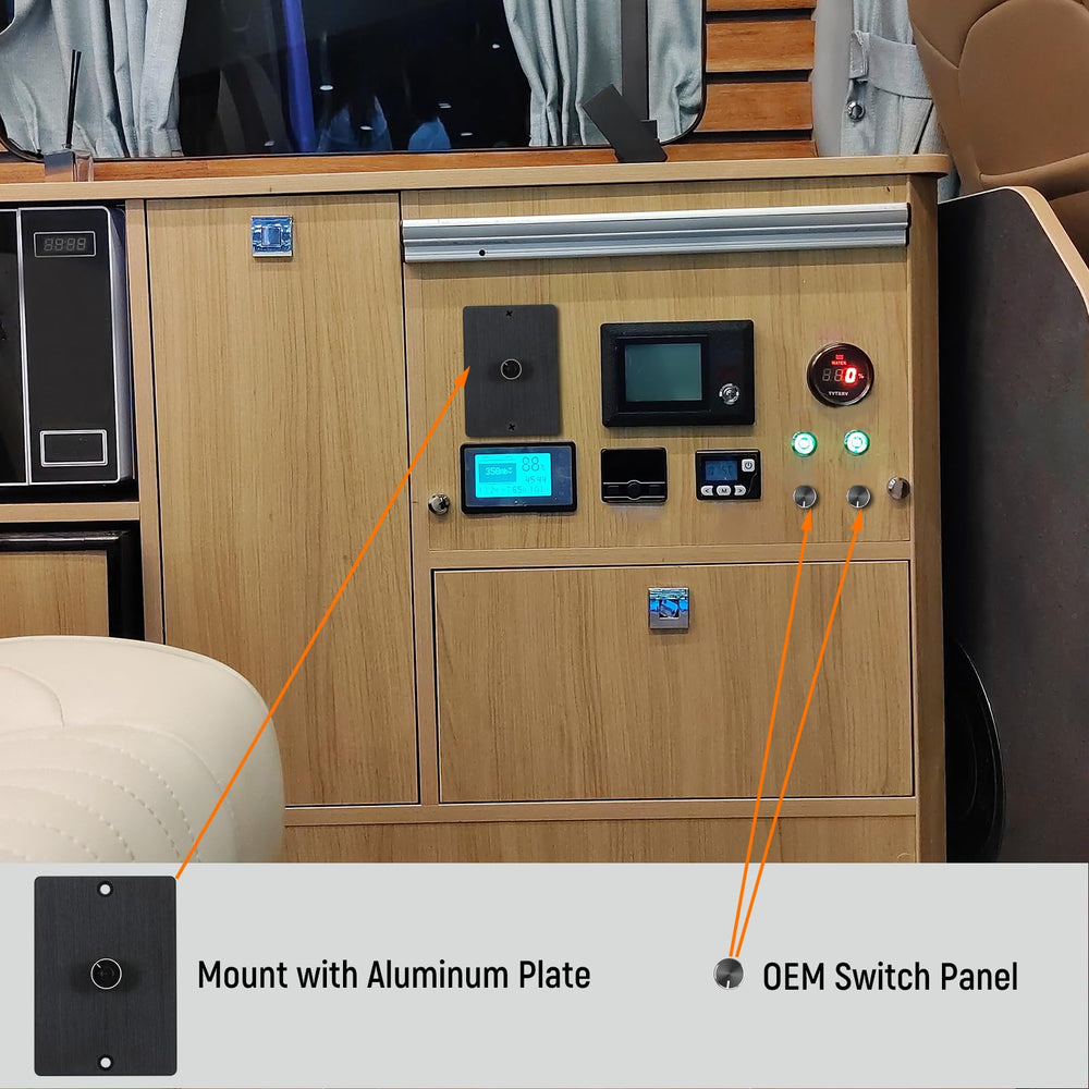 Obeaming dimmer suited for RVs and campers applications