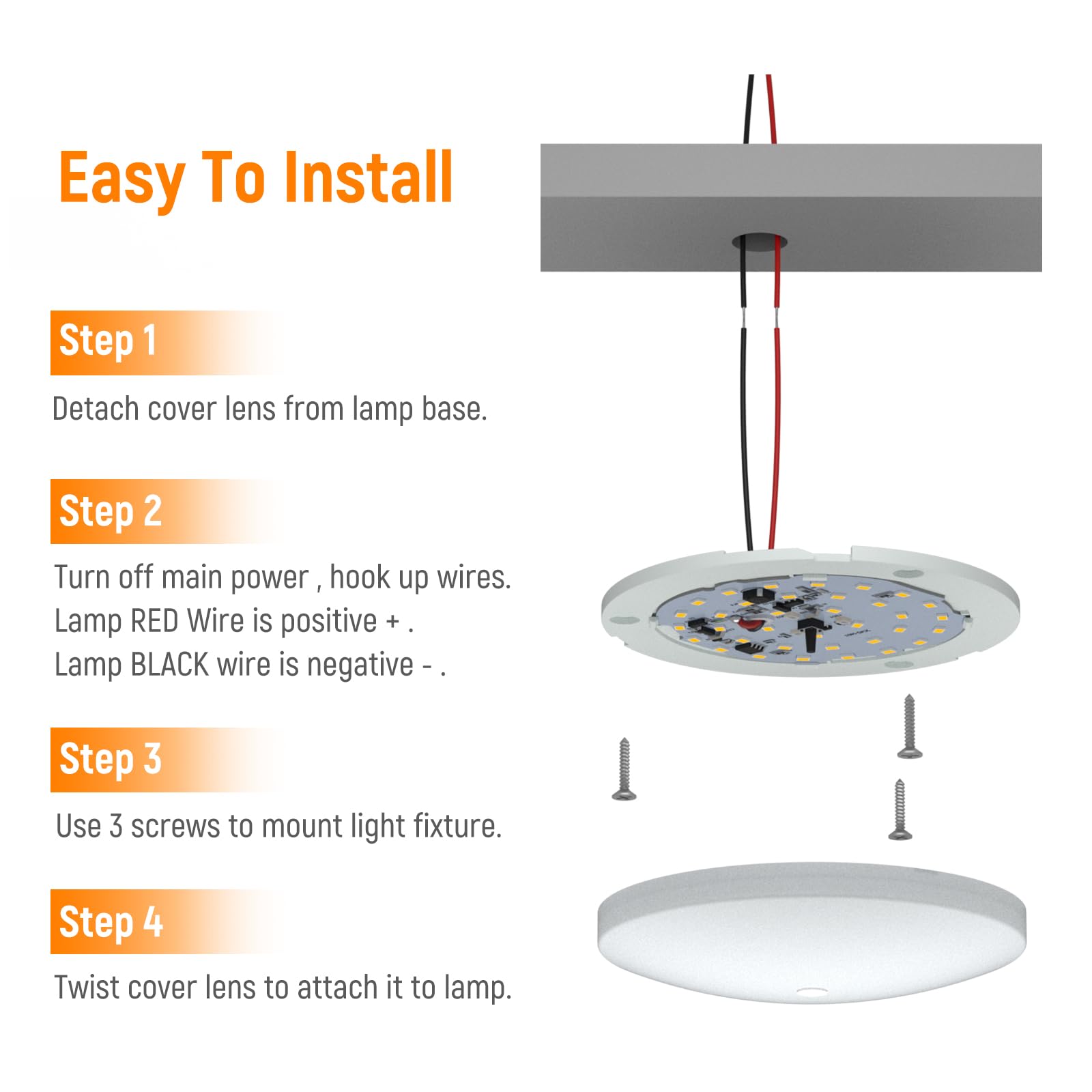 Obeaming surface-mount installation keeps screws concealed for a clean finish
