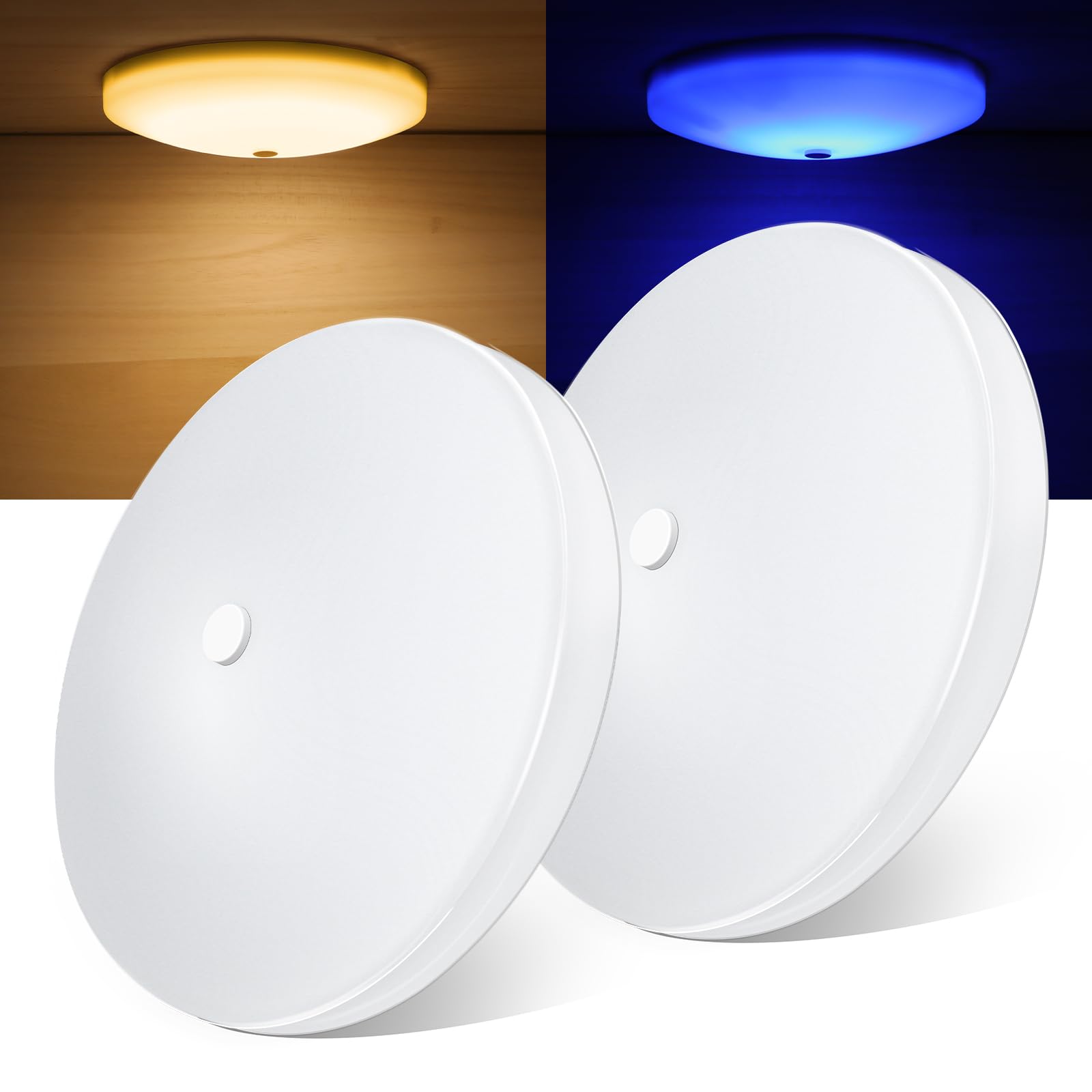 Obeaming RV ceiling dome light 4.5 inch with dimmable brightness for compact spaces.