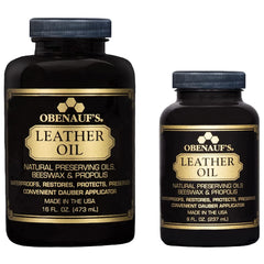 Obenauf's Leather Oil protects car interiors and furniture with a durable finish.