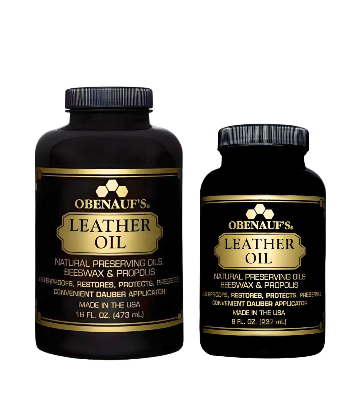 Obenauf's Leather Oil restores leather on a boot for improved suppleness