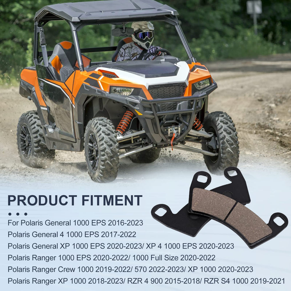 OCEAIR brake pads for Polaris General 1000 EPS support consistent braking.
