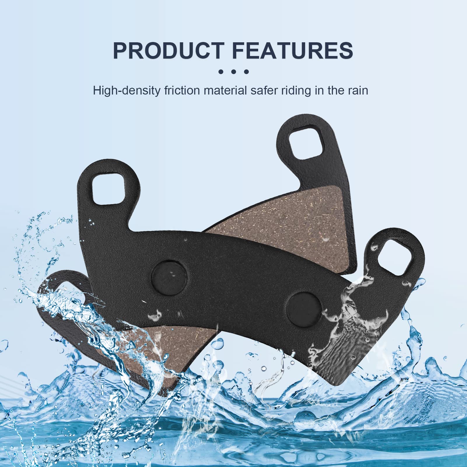 OCEAIR Ranger Crew XP 1000 brake pads optimize daily trail performance.
