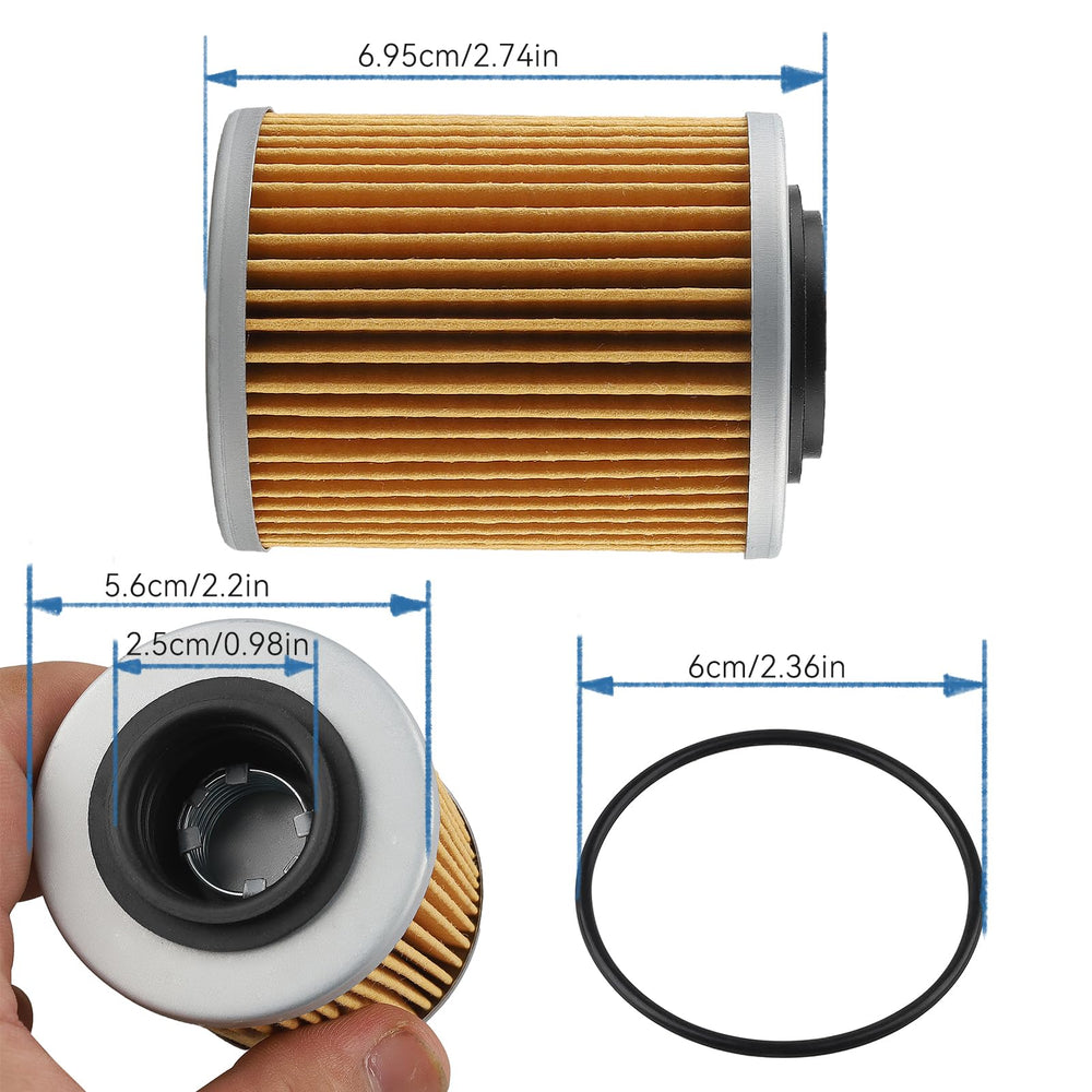 OCEAIR Turbo R oil filter highlighting secure seal and engine protection