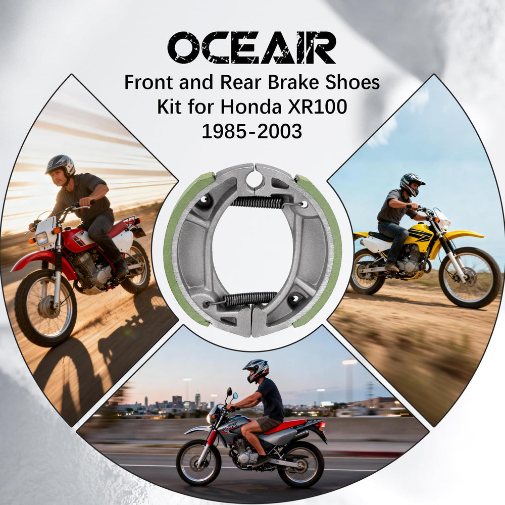 OCEAIR XR100 packaging and branding of brake shoes kit