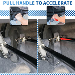 OceanicEcho hand controls demonstrated with quick snap-button tool-free installation.