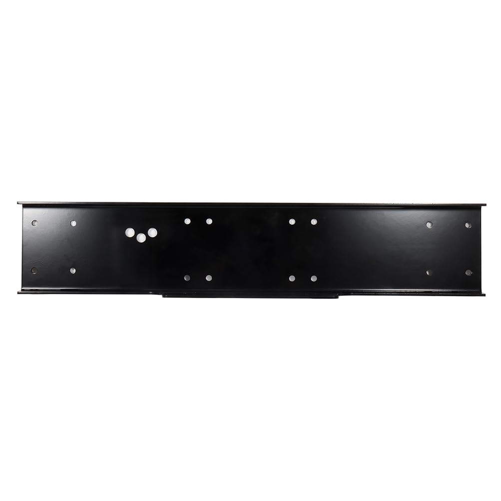OCPTY 13000lb winch mounting plate on a 36-inch trailer, side view for heavy-duty off-road use.