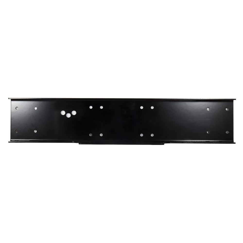 OCPTY 13000lb winch mounting plate on a 36-inch trailer, side view for heavy-duty off-road use.
