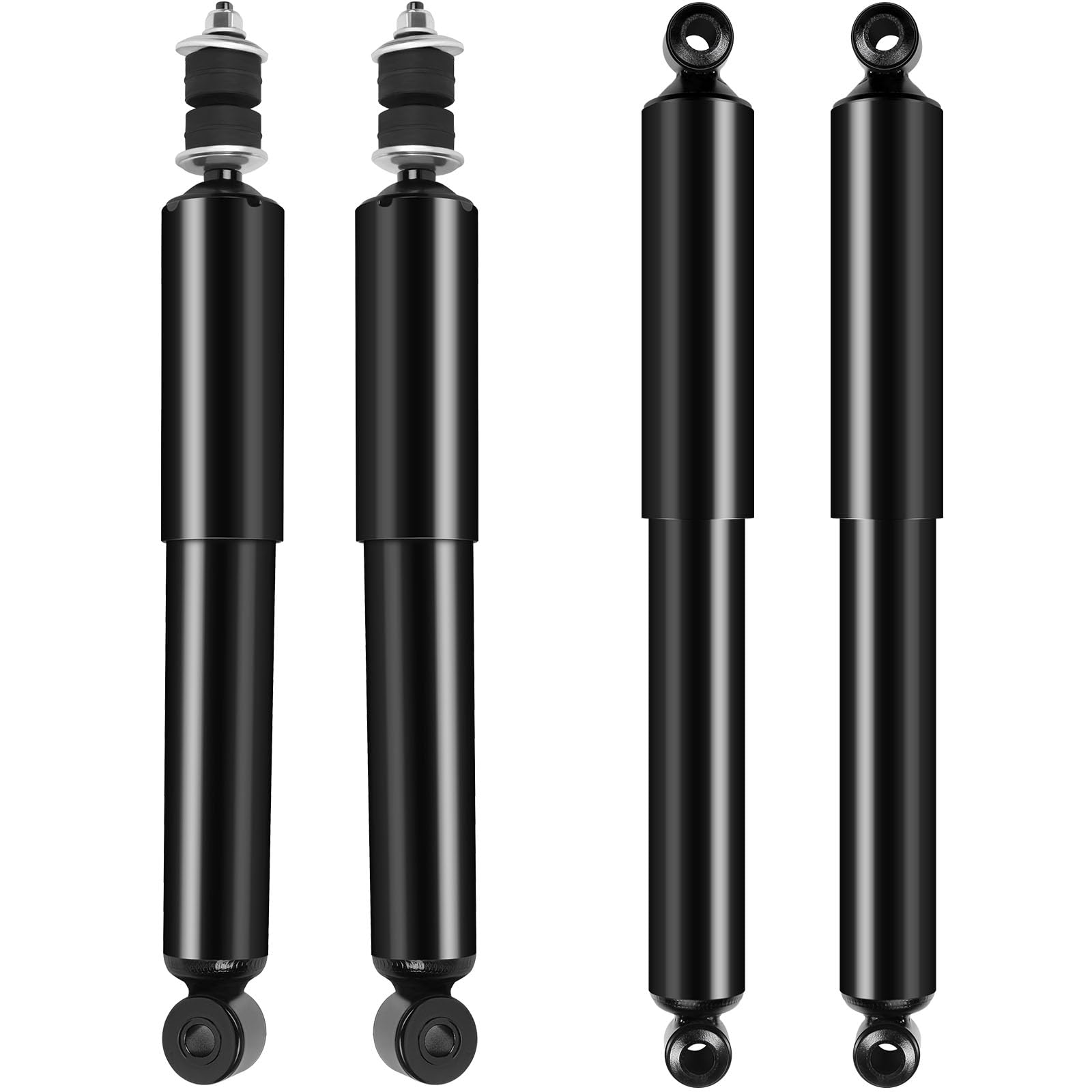 OCPTY shocks for Nissan D21 front view show compatibility and stability.