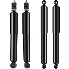 OCPTY shocks for Nissan D21 front view show compatibility and stability.