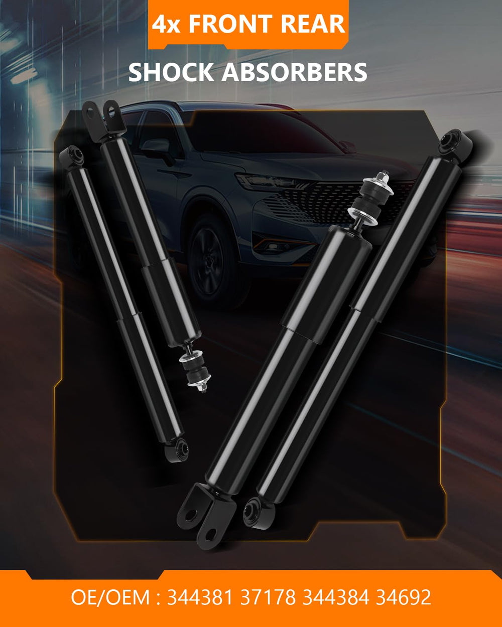 OCPTY rear shocks for Avalanche 1500 enhancing stability and reducing body roll.