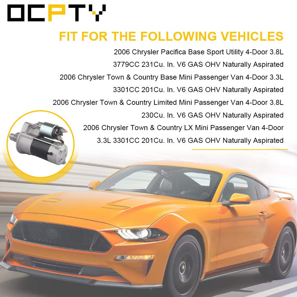 OCPTY starter installed in-vehicle, for reliable starts.