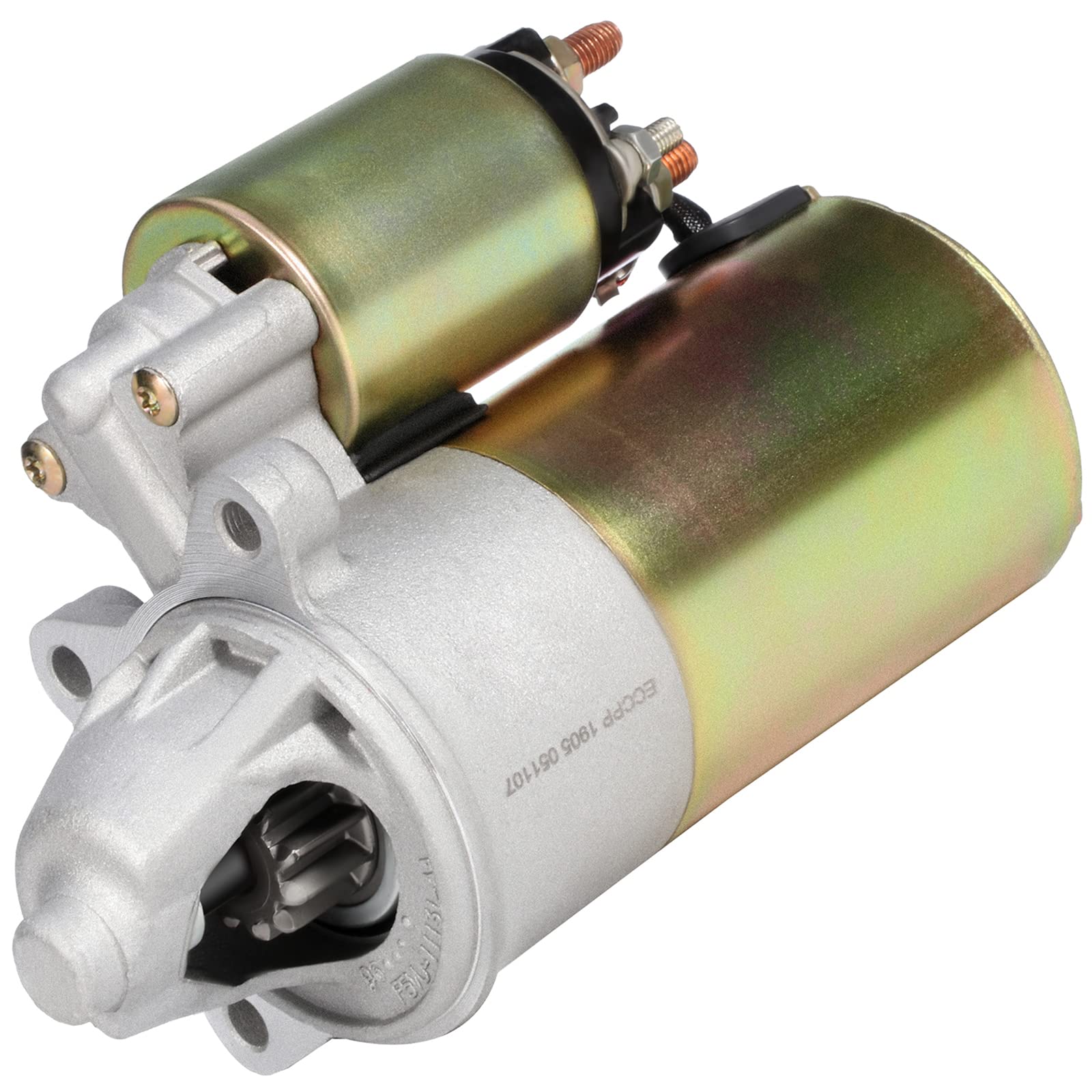 OCPTY Starter SFD0028 front view highlights compact fit for easy engine bay installation