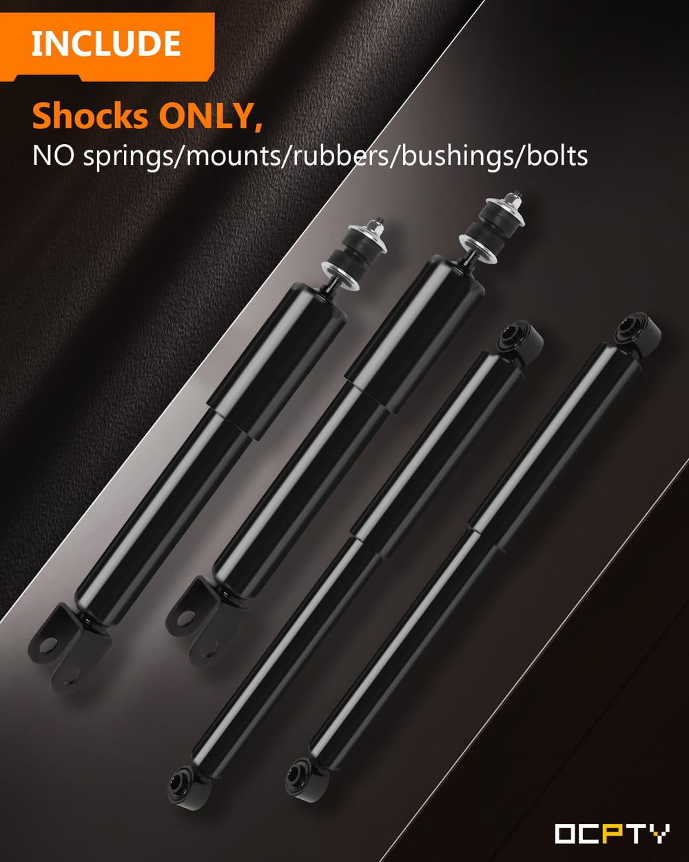 OCPTY Suburban 1500 shocks improving load handling and highway stability.
