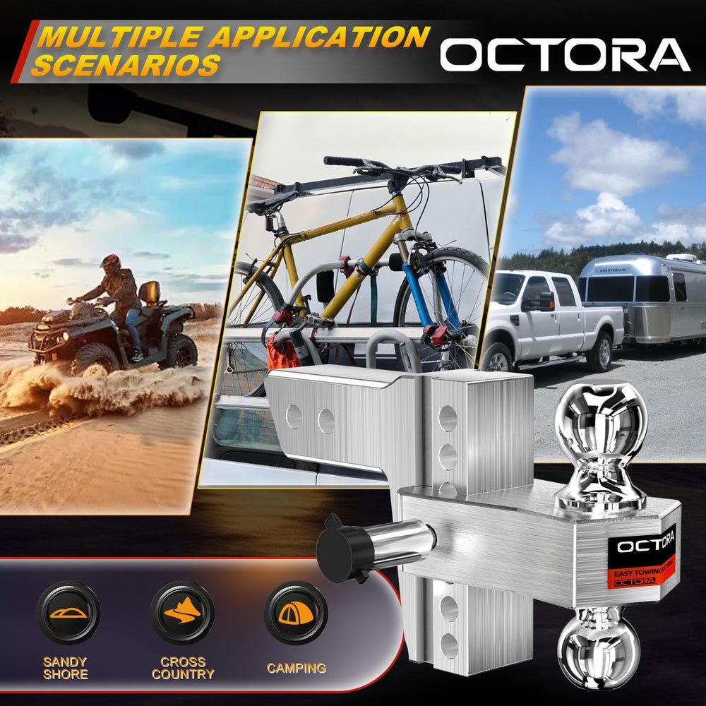 Octora 12,500 lbs GTW rating supports heavy loads with confidence.