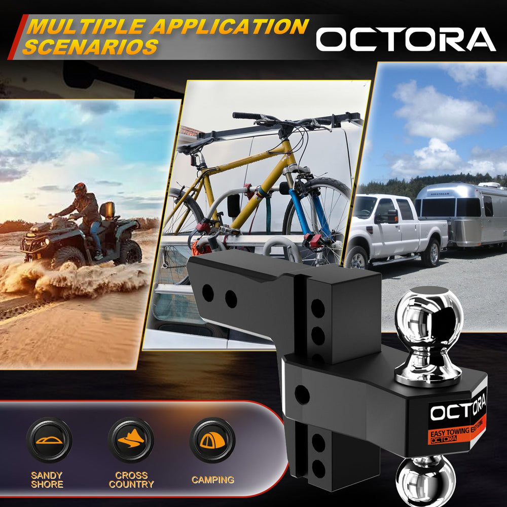 OCTORA Class 3-4 receiver compatibility for common trucks.