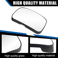 oddiyer hood mirror glass Cascadia full-view helps broader rear-side awareness.