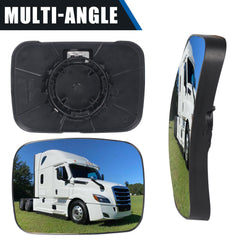 oddiyer hood mirror glass for Cascadia left side improves peripheral view on highways.