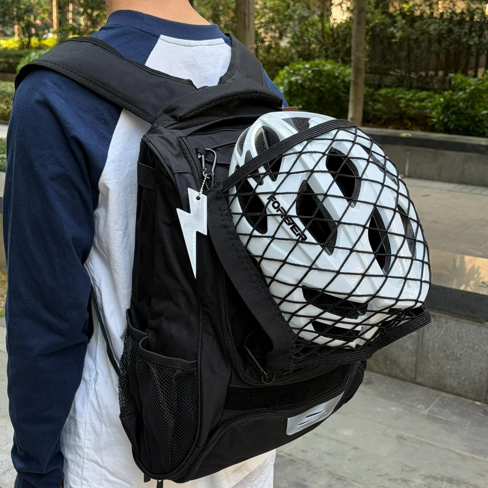 ODJVM universal-fit backpack attachment adapts to most packs